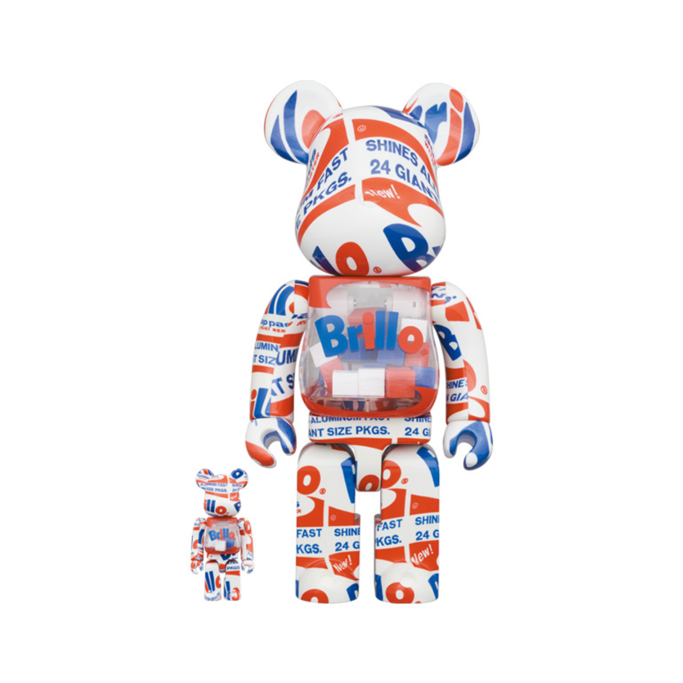 BE@RBRICK】ANDY WARHOL-BRILLO 100% & 400％ SET – PARTIST