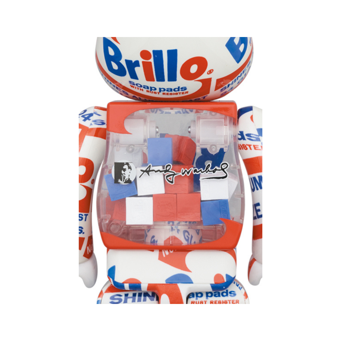 キャラクターグッズ be@rbrick brillo Andy Warhol 100%+400% Amazon.co.jp: Medicom Andy Warhol Brillo 100% & 400% Be