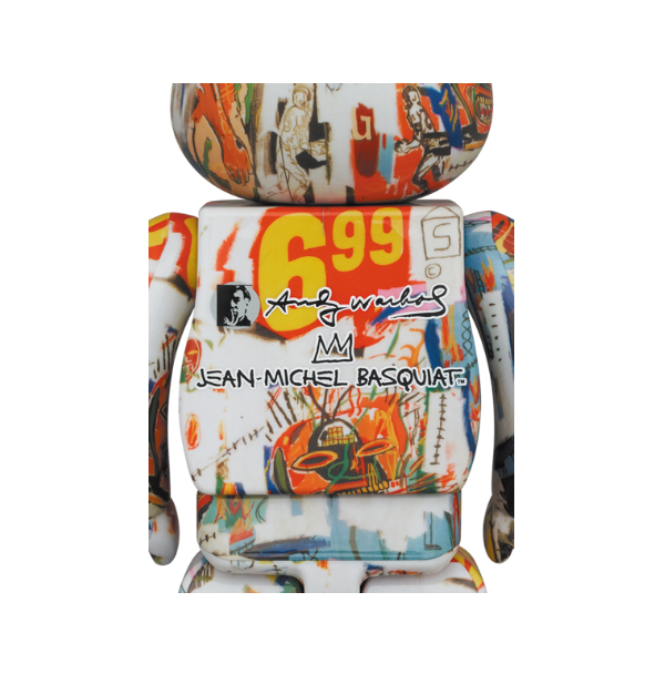 【BE@RBRICK】ANDY WARHOL x JEAN-MICHEL BASQUIAT #4 1000％