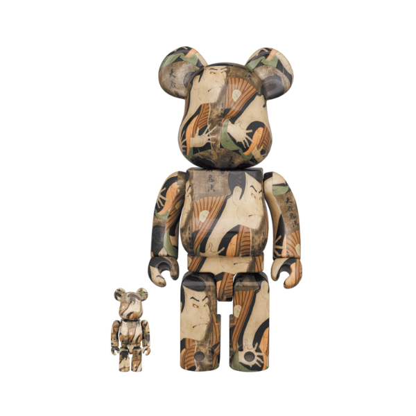 ベアブリック 東洲斎写楽 　三代目大谷鬼次の奴江戸兵衛　1000％ BE@RBRICK】東洲齋寫樂-三代目大谷鬼次の奴江戸兵衛100% & 400% SET